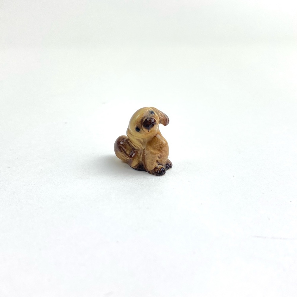Adorable Pekingese Miniature Bone China